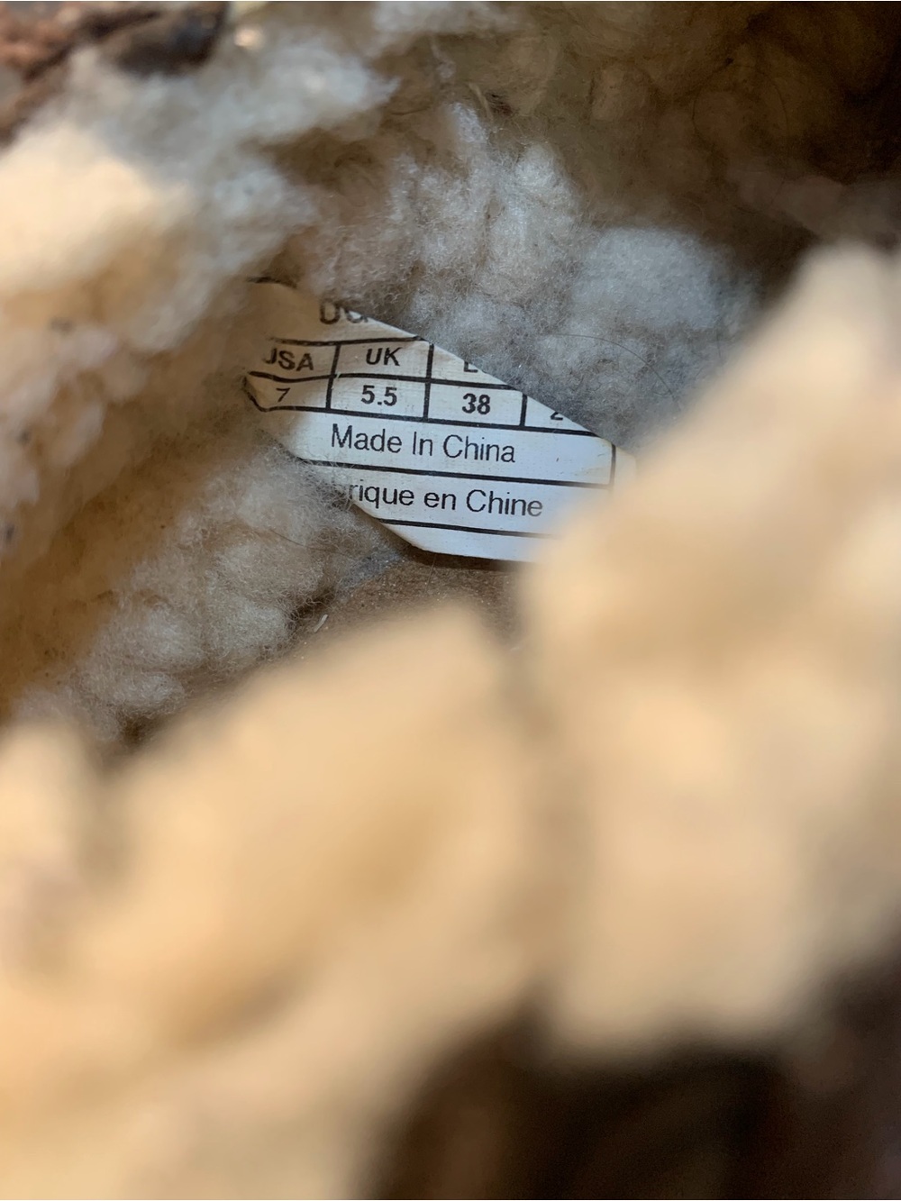 UGG Womens Bettey Brown Suede Sheep Skin Clog Sz 7 Casual Boho Fleece Lined - Picture 7 of 8